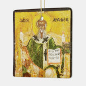 Heiliger Athanasius von Alexandria Keramikornament (Links)