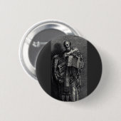 Heiliger Athanasius von Alexandria Papst und Patri Button (Vorne & Hinten)