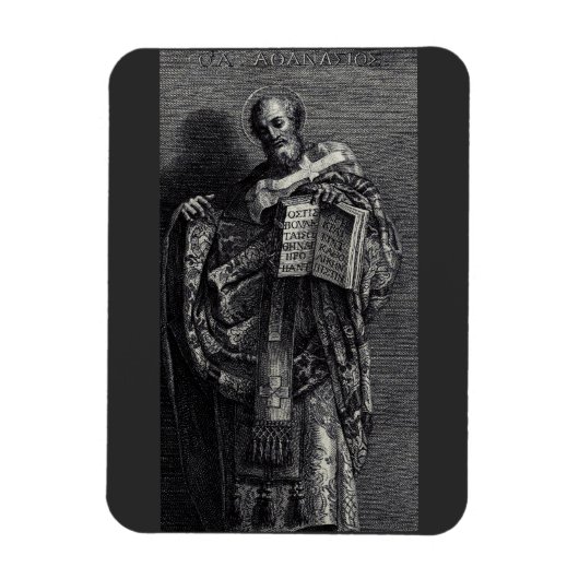 Heiliger Athanasius von Alexandria Papst und Patri Magnet (Vertikal)