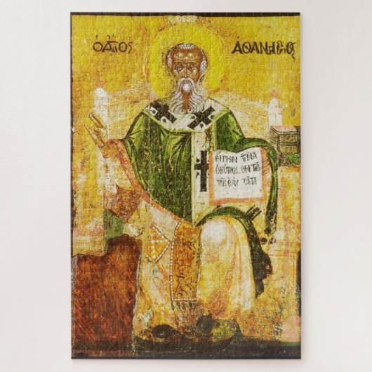 Heiliger Athanasius von Alexandria Puzzle (Vertikal)