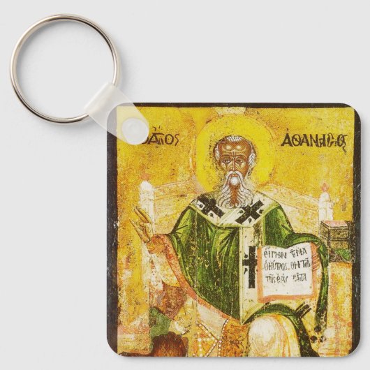 Heiliger Athanasius von Alexandria Schlüsselanhänger (Vorderseite)