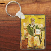 Heiliger Athanasius von Alexandria Schlüsselanhänger (Vorderseite)