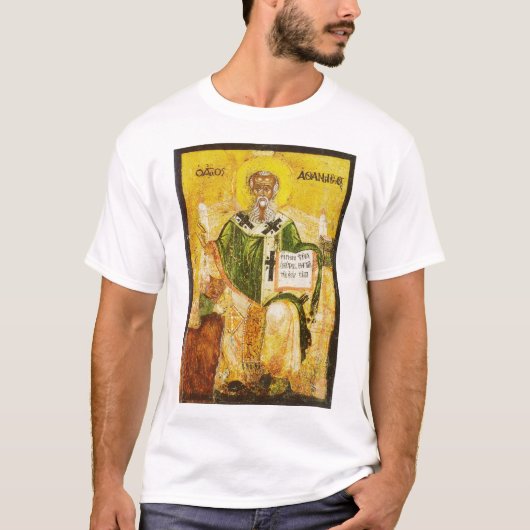 Heiliger Athanasius von Alexandria T-Shirt (Vorderseite)