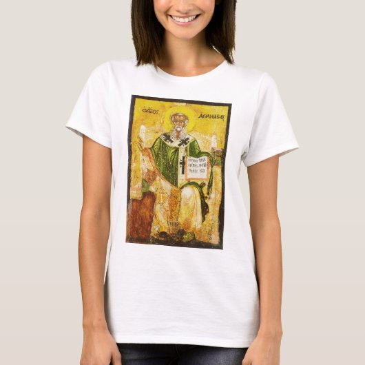 Heiliger Athanasius von Alexandria T-Shirt (Vorderseite)