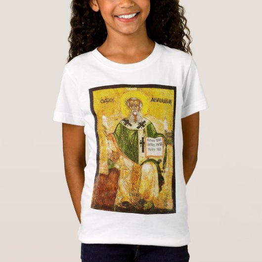 Heiliger Athanasius von Alexandria T-Shirt (Vorderseite)