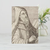 Heiliger Augustiner Hippo-Doktor der Kirche Dankeskarte (Stehend Vorderseite)