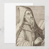 Heiliger Augustiner Hippo-Doktor der Kirche Dankeskarte (Vorne/Hinten)