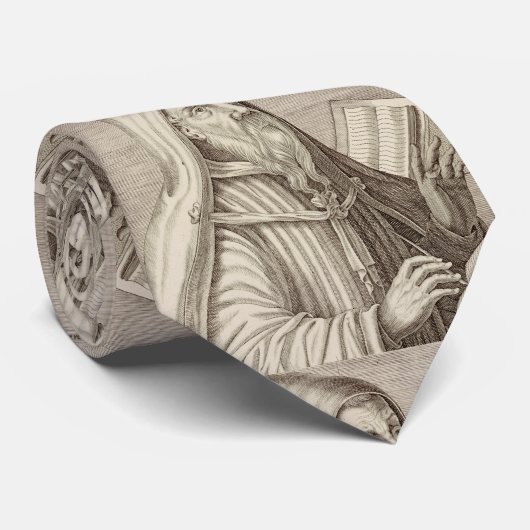 Heiliger Augustiner Hippo-Doktor der Kirche Krawatte (Gerollt)