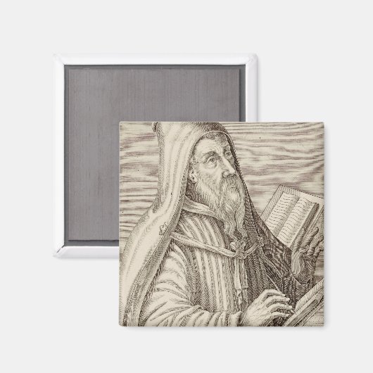 Heiliger Augustiner Hippo-Doktor der Kirche Magnet (Vorderseite/Rückseite)