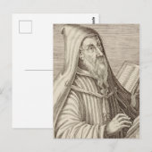 Heiliger Augustiner Hippo-Doktor der Kirche Postkarte (Vorne/Hinten)