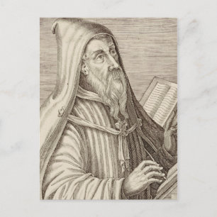 Heiliger Augustiner Hippo-Doktor der Kirche Postkarte