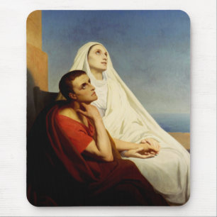 Heiliger Augustinus und Heilige Monica Mousepad