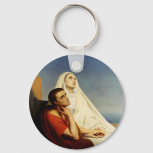 Heiliger Augustinus und Heilige Monika Schlüsselanhänger