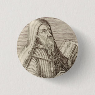 Heiliger Augustinus von Hippo Kirchenlehrer Button