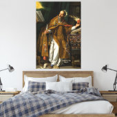 Heiliger Augustinus von Hippo Leinwanddruck (Insitu (Schlafzimmer))