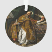 Heiliger Augustinus von Hippo Ornament (Rückseite)