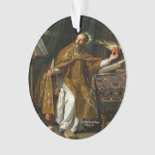 Heiliger Augustinus von Hippo Ornament (Vorderseite)