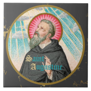 Heiliger Augustinus von Hippo (SAU 047; Detail) Fliese