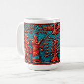 Heiliger Baum des Alten Mesopotamiens Kaffeetasse (Vorderseite Links)