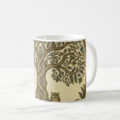 Heiliger Baum des Lebens keltische Kunst Kaffeetasse (VorderseiteRechts)