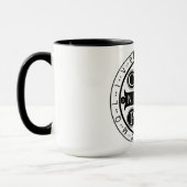 Heiliger Benedict-Medaille 15 Unze Tasse (Links)