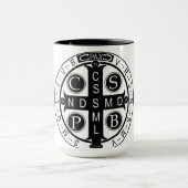 Heiliger Benedict-Medaille 15 Unze Tasse (Zentrum)