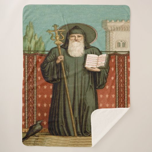 Heiliger Benedikt von Nursia Sherpadecke (Vorderseite)