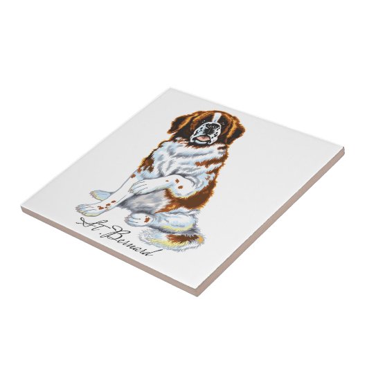 Heiliger Bernard Fliese (Seite)