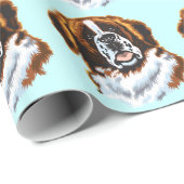 Heiliger Bernard Geschenkpapier (Rolleneckpunkt)