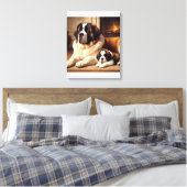 Heiliger Bernard Leinwanddruck (Insitu (Schlafzimmer))