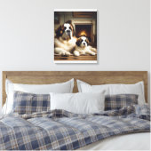 Heiliger Bernard Leinwanddruck (Insitu (Schlafzimmer))