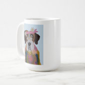 Heiliger Bernhard Hippie Kaffeetasse (Vorderseite Links)