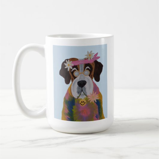 Heiliger Bernhard Hippie Kaffeetasse (Links)