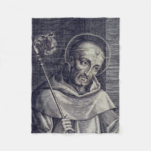 Heiliger Bernhard von Clairvaux Doctor Mellifluus Fleecedecke