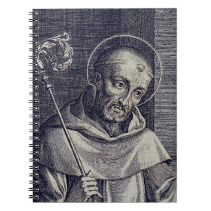 Heiliger Bernhard von Clairvaux Doctor Mellifluus  Notizblock