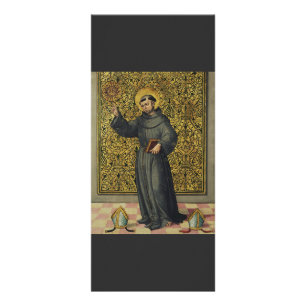 Heiliger Bernhard von Siena in der Kunst der Renai Werbekarte