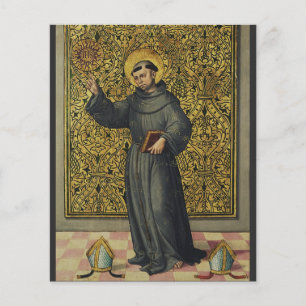 Heiliger Bernhard von Siena Renaissance-Stil Kunst