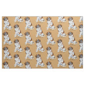 Heiliger Bernhund Stoff (Fat Quarter (45,7 x 55,9 cm))