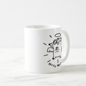 Heiliger Bimbam | Lustiger Engel Maulwurf Klassisc Kaffeetasse (VorderseiteRechts)