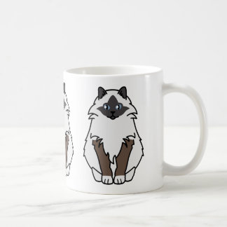Heiliger Birman Katzen-Cartoon Kaffeetasse