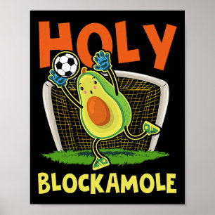 Heiliger Blockamole Fußball-Blocker-Shirt Lustiger Poster