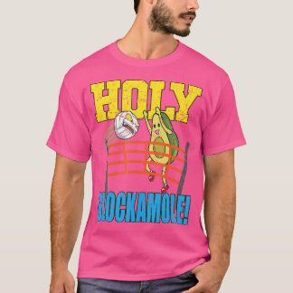 Heiliger Blockamole Lustiger Süßer Volleyball Bloc T-Shirt