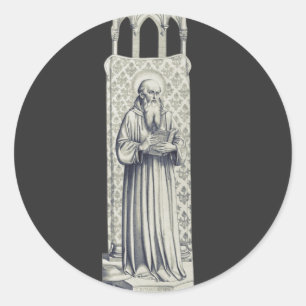 Heiliger Bonaventura Kirchenlehrer Runder Aufkleber