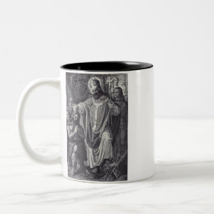 Heiliger Bonifatius Premium Apostel Deutschlands Zweifarbige Tasse