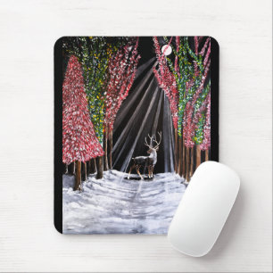 Heiliger Bote von Nara Malerei von Alfred Fox Mousepad
