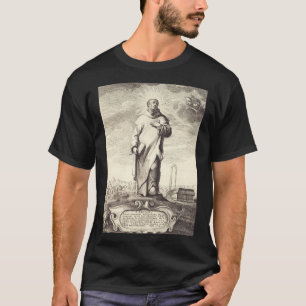 Heiliger Bruno von Köln im Stil einer Antiquitäten T-Shirt