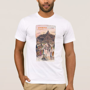 Heiliger buddhistischer Tempelkomplex Borobudur In T-Shirt