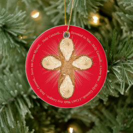 Heiliger Cannoli Funny Italienischer Weihnachten Keramik Ornament