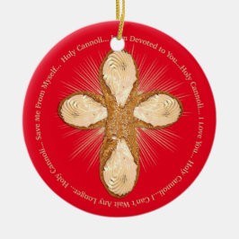 Heiliger Cannoli Funny Italienischer Weihnachten Keramik Ornament