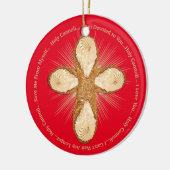 Heiliger Cannoli Funny Italienischer Weihnachten Keramik Ornament (Links)